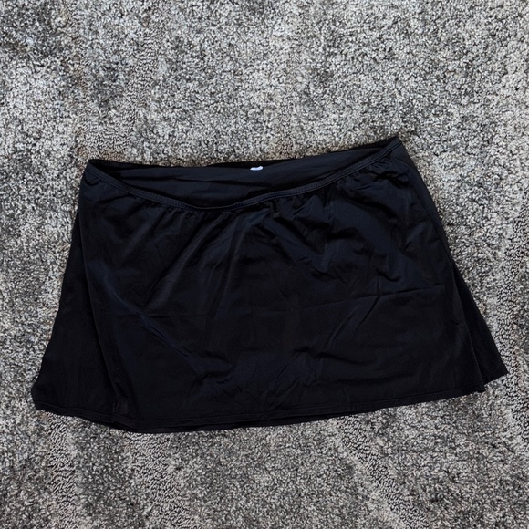 Lane Bryant size 22 Elegant solid Black bathing suit bottom EUC bottom only - Picture 1 of 5